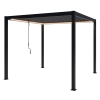 Pergola ogrodowa tarasowa aluminiowa NORDVIC Skyline LED Light 3 x 3 m Antracyt